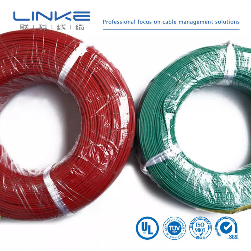 UL3135 سلك المطاط السيليكوني 30 28 26 24 22 20 18 16 14 12 10 AWG عازل ناعم النحاس الكترون LED مصباح إضاءة كابل