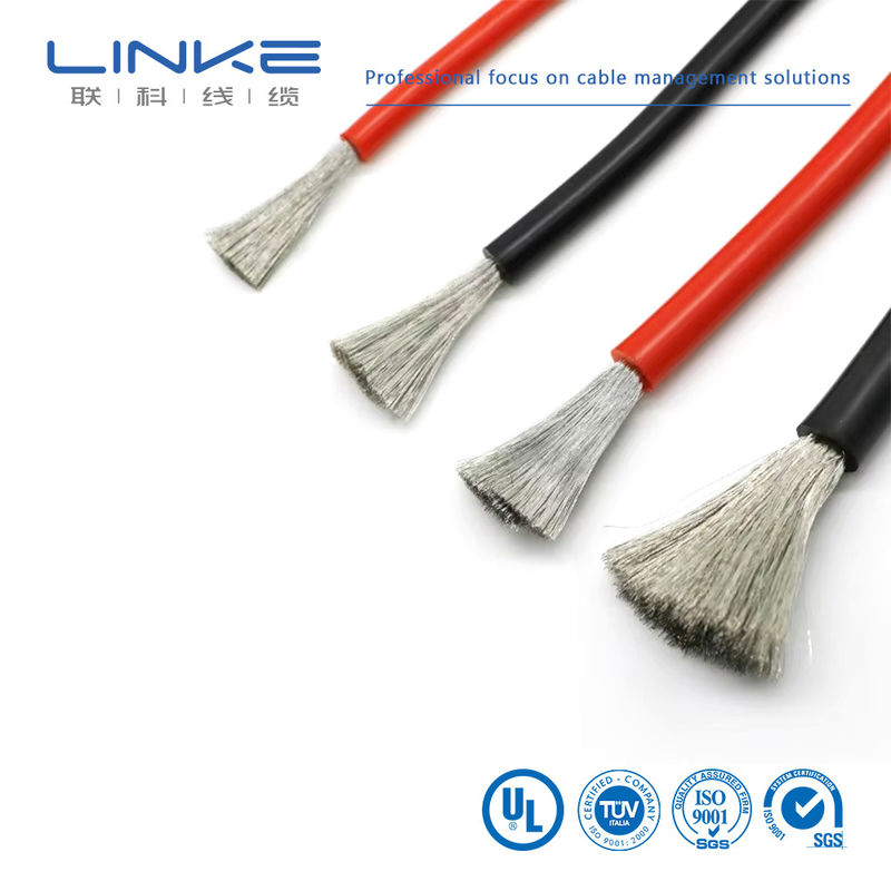 سلك السيليكون عالي المرونة فائق الاحتمال للنار المقاوم للحرارة سلك السيليكون 10awg 8awg 6awg 4awg 2awg