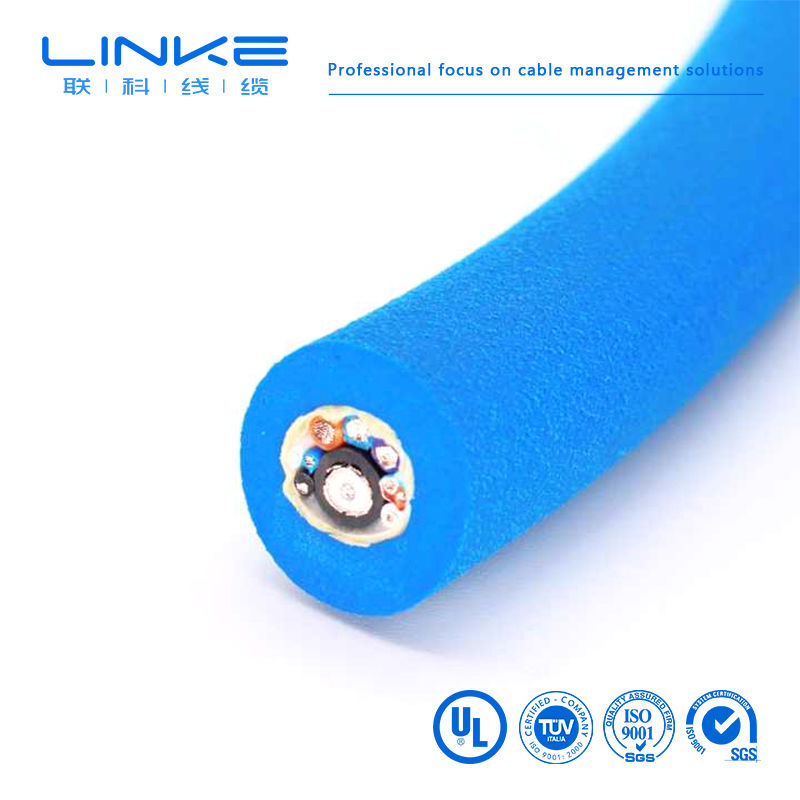 كابل عائم Linke LK-427، سلكان، نحاس مُعلب، رغوة PUR، 300 فولت