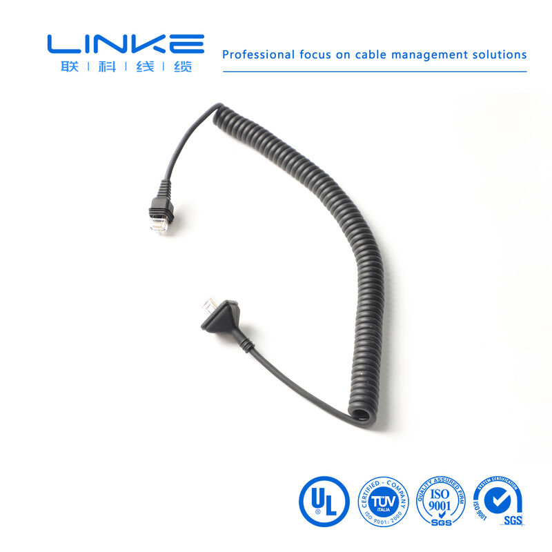 فئة 6 كابل شبكة رباعية صناعية محمي بـ Gigabit مع رابط RJ45 لتطبيقات Ethernet الصناعية