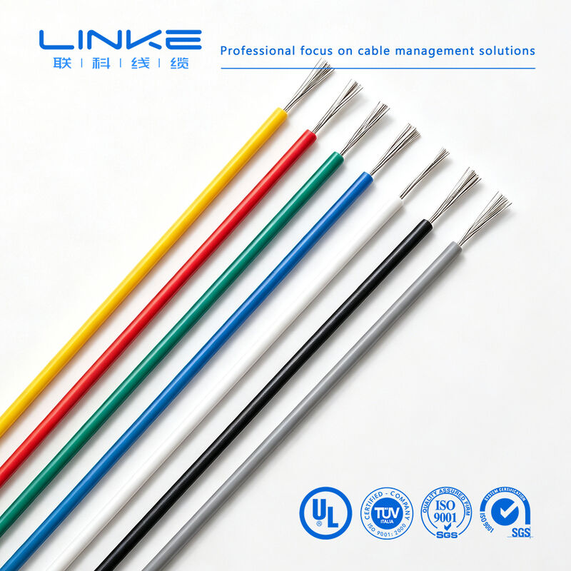 UL10064 الحرارة العالية 105C 30V FEP عازل سلك ربط النحاس المعلب للسيارات والمعدات الصناعية