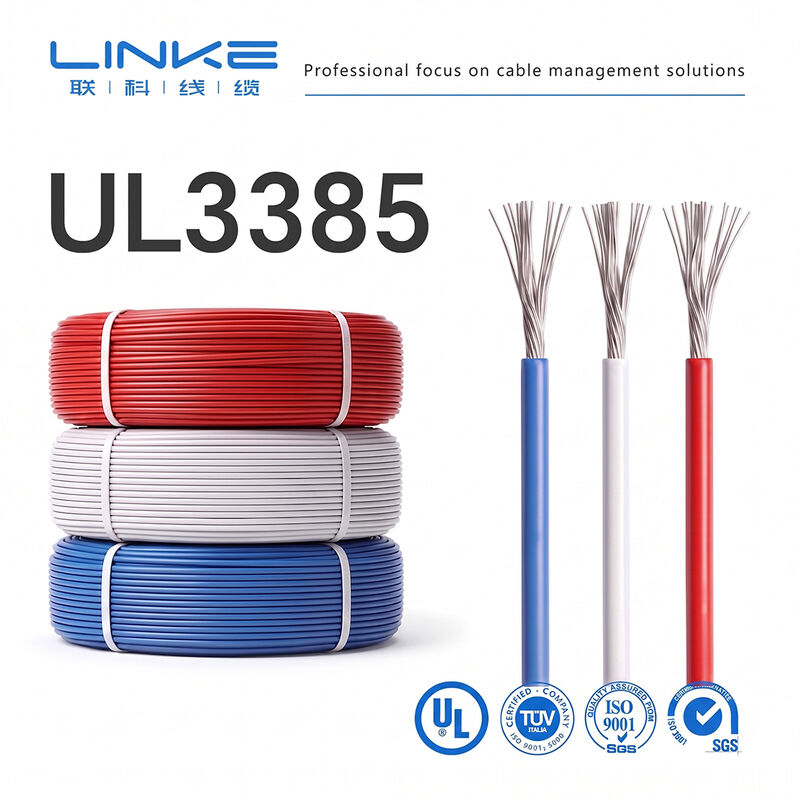 UL 3385 كابل إلكتروني مرن خالٍ من الهالوجين مع تيار 600V/1000V للتوصيلات الداخلية للأجهزة