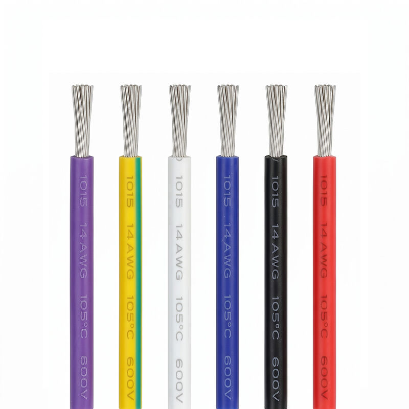 UL1015 6-20 AWG Flexible PVC Tinned Copper Hook-Up Wire, 600V 105°C Electronic Lead Wire